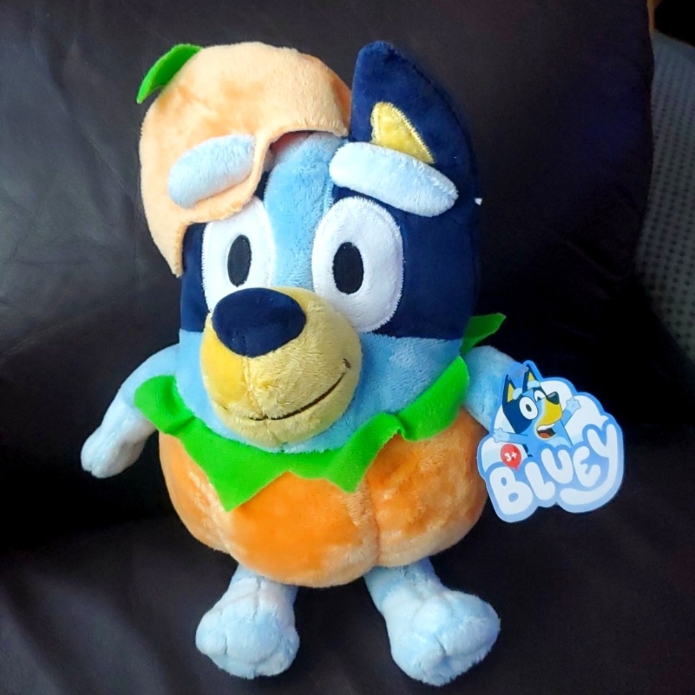 Bluey Plush 10" Halloween Fall Pumpkin Toy